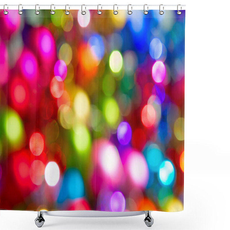 Personality  Defocused Ligths Shower Curtains