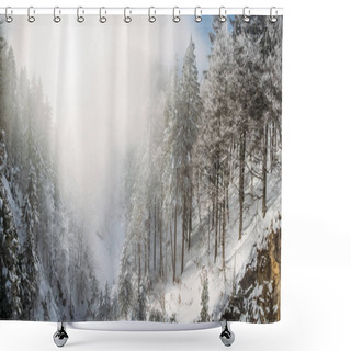 Personality  Snowy Shower Curtains