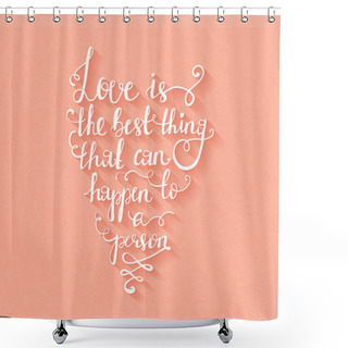 Personality  Handdrawn Typography Poster Shower Curtains