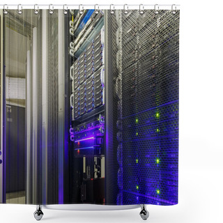 Personality  Data Center Server Room Shower Curtains