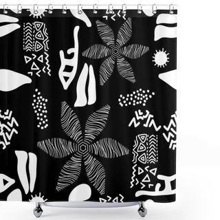 Personality  Tribal Art Print. Shower Curtains