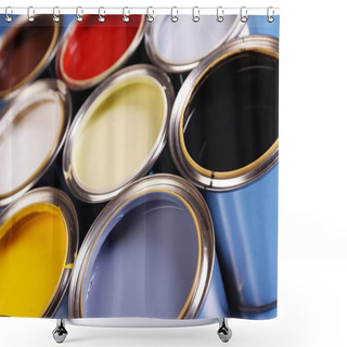 Personality  Paints, Brushes And More! Shower Curtains