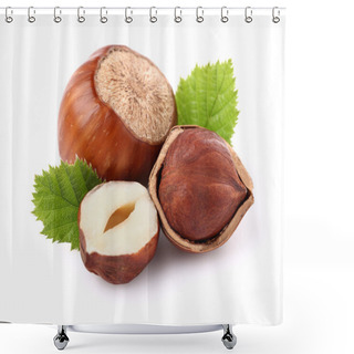 Personality  Hazelnuts Shower Curtains