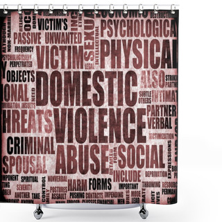 Personality  Domestic Violence Shower Curtains