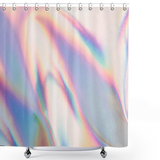 Personality  Trendy Holographic Abstract Soft Iridescent Backdrop  Shower Curtains