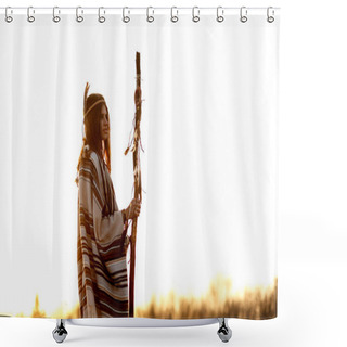 Personality  Native American Woman  Shaman  Shower Curtains