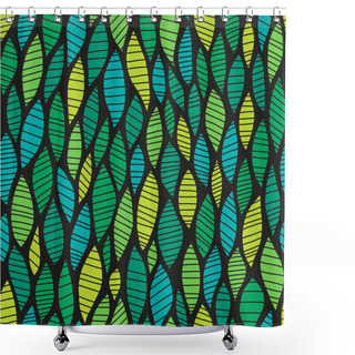 Personality  Abstract Textured Background. Seamless Wave Texture Pattern In Bright Colors Shower Curtains