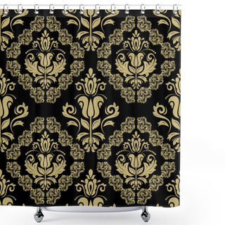 Personality  Seamless Oriental Vector Background Shower Curtains