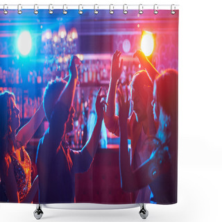 Personality  Friends Dancing At Party Shower Curtains