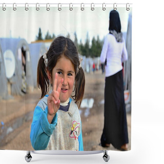 Personality  People In Refugee Camp Shower Curtains