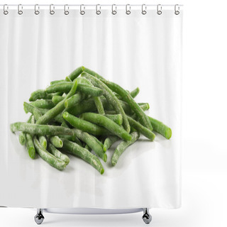 Personality  Frozen Cut Green Beans Vegetable Shower Curtains