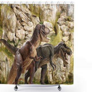 Personality  Mountain Model Shower Curtains