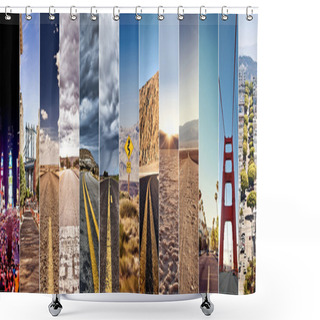 Personality  Road Tripping Shower Curtains
