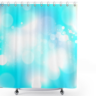 Personality  Blurred Effect Background Shower Curtains