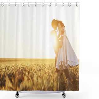 Personality  Couple In Love Shower Curtains