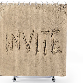 Personality  Invite Shower Curtains