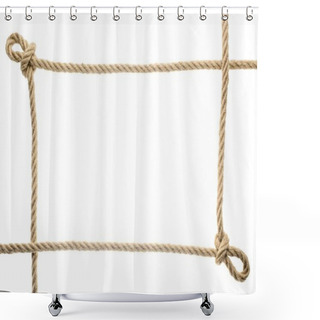 Personality  Rope Frame Shower Curtains