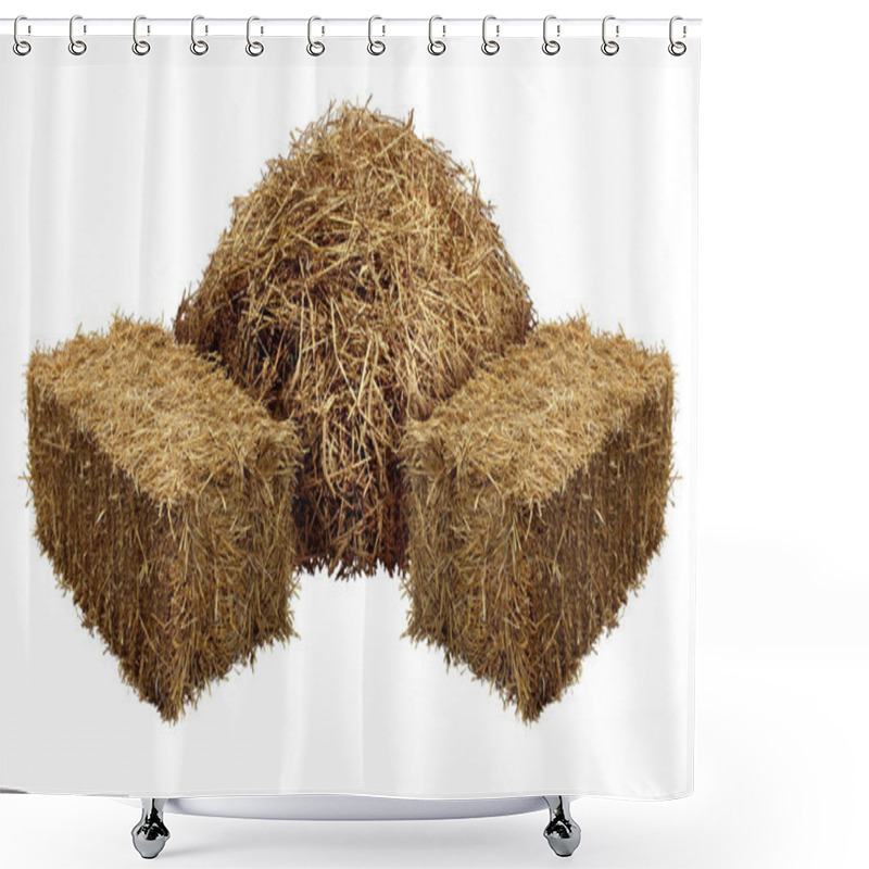 Personality  Piles Of Hay Shower Curtains