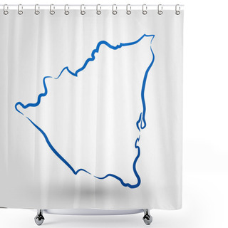Personality  Nicaragua Shower Curtains