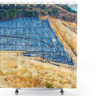 Personality  Landfill Waste Site Shower Curtains
