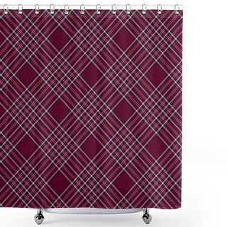 Personality  Tartan Plaid Pattern Background. Texture For Plaid, Tablecloths, Clothes, Shirts, Dresses, Paper, Bedding, Blankets, Quilts And Other Textile Products. Vector Illustration EPS 10 Shower Curtains
