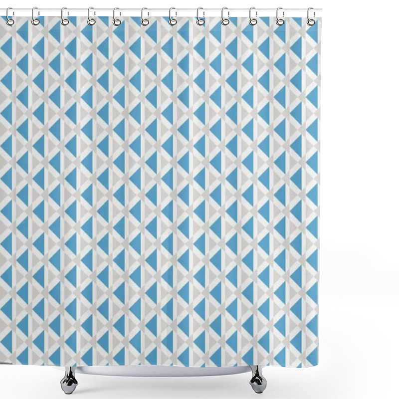 Personality  Abstract Creative Background With Repeated Shapes Shower Curtains