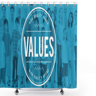 Personality  Group Of Diversity People And Children Shower Curtains