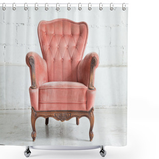 Personality  Pink Armchair Sofa Shower Curtains