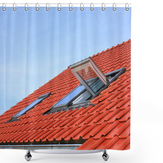 Personality  Roof Window Shower Curtains