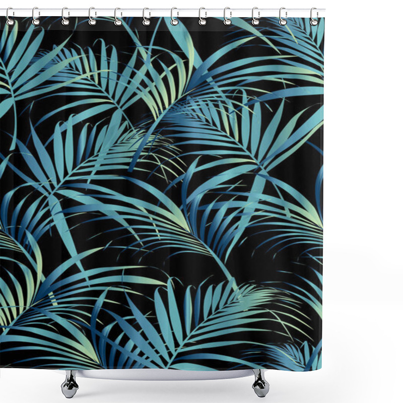 Personality  Tropical Leaves Pattern Shower Curtains