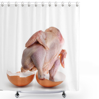 Personality  Chicken Shower Curtains