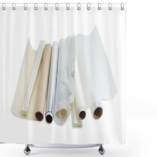 Personality  Packaging And Cooking Materials For Household Use Shower Curtains