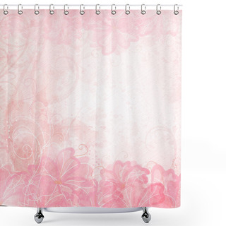 Personality  Romantic Background Shower Curtains