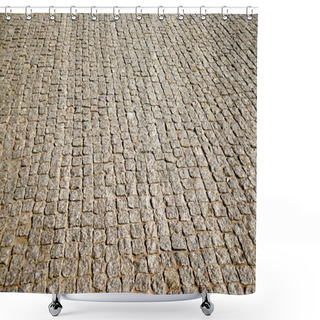 Personality  Old Retro Cobblestone Pavement Shower Curtains
