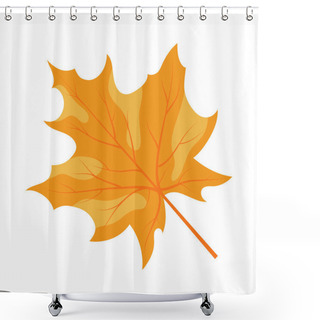 Personality  Autumn Maple Leaf Shower Curtains