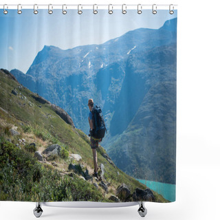 Personality  Hike Shower Curtains