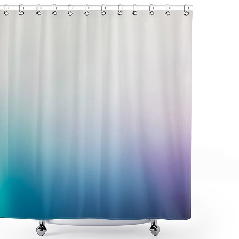 Personality  Abstract Watercolor Background With Blue And Purple Colors  Shower Curtains