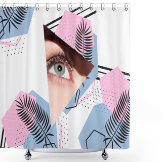 Personality  Eyes Shower Curtains