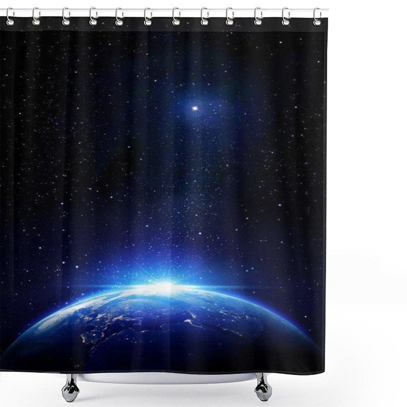 Personality  Beyond The Confines Of The Earth, Connecting With The Stars Shower Curtains