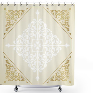 Personality  Vintage Background. Shower Curtains