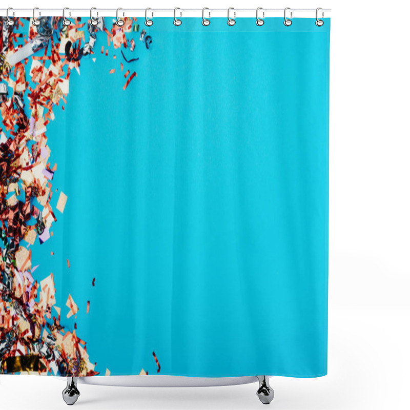 Personality  Frame Made Of Confetti Shower Curtains