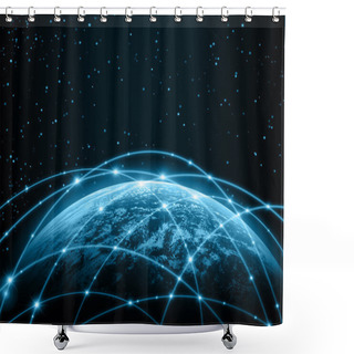 Personality  Best Internet Concept Of Global Business From Concepts Series Shower Curtains