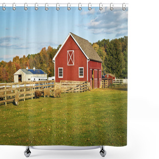 Personality  Autumn Barn Shower Curtains