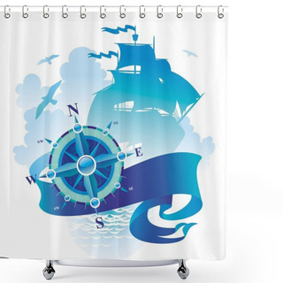 Personality  Adventures Illustration Shower Curtains