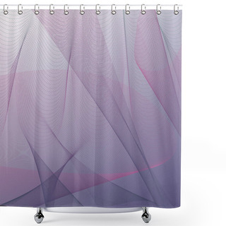Personality  Guilloche Background  For Certufucate, Shower Curtains