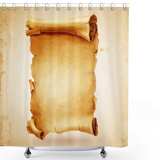 Personality  Roll Old Paper Pergament Shower Curtains