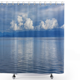 Personality  Beautiful Seascape Along Pacific Coast  Shower Curtains