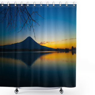 Personality  Mt Fuji Shower Curtains