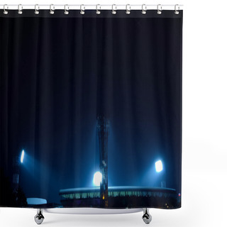 Personality  Stadium Floodlights Shower Curtains
