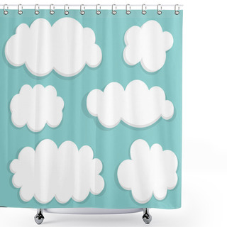 Personality  Clouds Shower Curtains